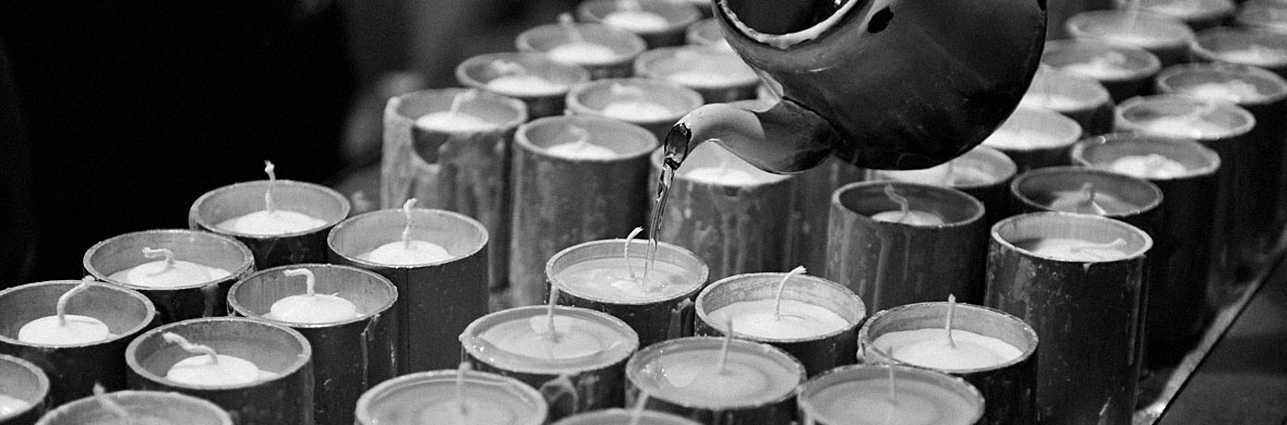 Pouring Candles by Hand