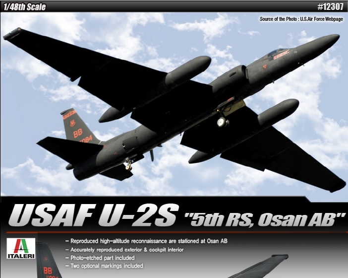 AC12307 1/48 미공군 U-2S "5th RS, Osan AB"