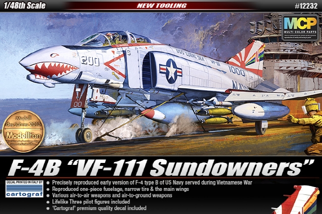 AC12232 1/48 USN F-4B VF-111 "Sundowners"