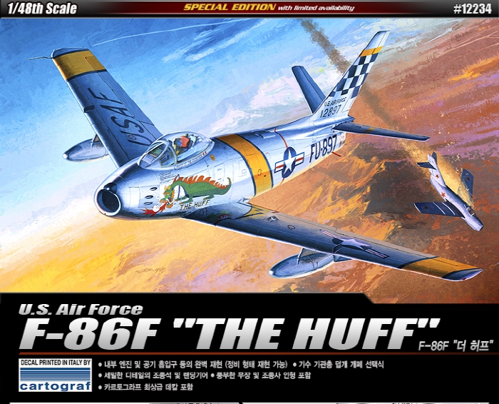 AC12234 1/48 미공군 F-86F "허프"