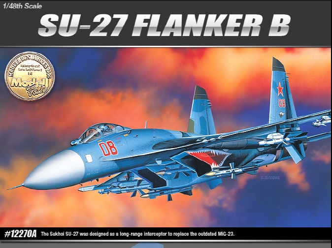 AC12270A 1/48 Su-27 "플랭커-B"