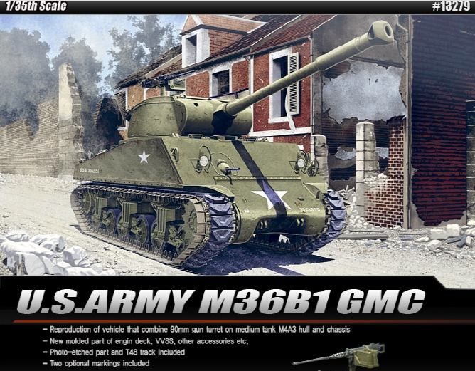 AC13288 1/35 US Army M36B1 GMC