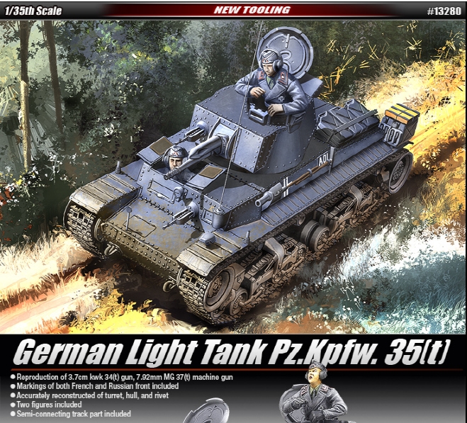 AC13280 1/35 German 35(t) Light Tank
