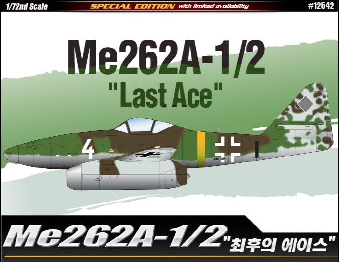 AC12542 1/72 Me262A-1/2 "최후의 에이스"