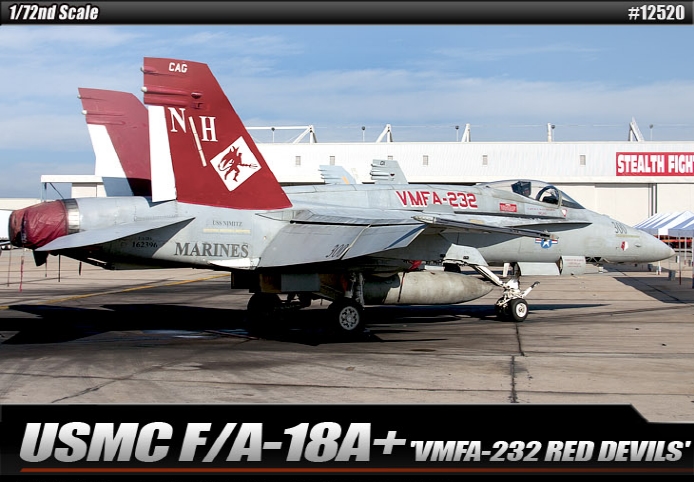 AC12520 1/72 미해병대 F/A-18A+ 레드데블스