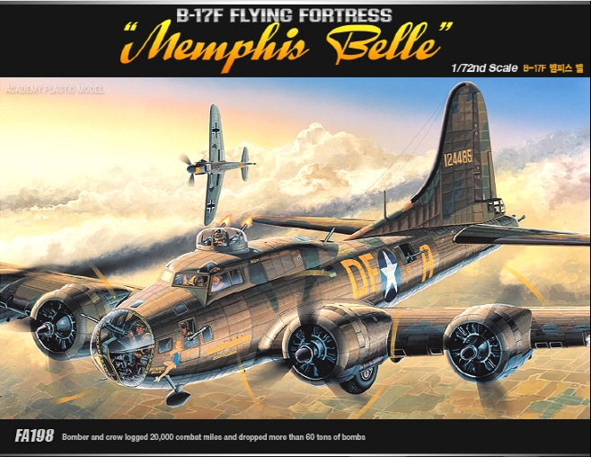 AC12495 1/72 Memphis Belle B-17F Flying Fortress