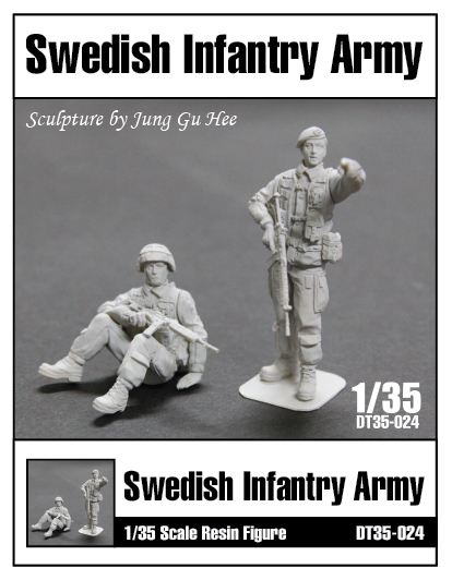 DT35024 Swidish Army figure(2EA)