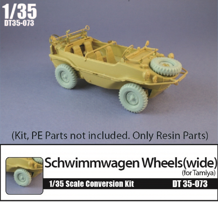 DT35073 Schwimmwagen Wheel set(Wide type)