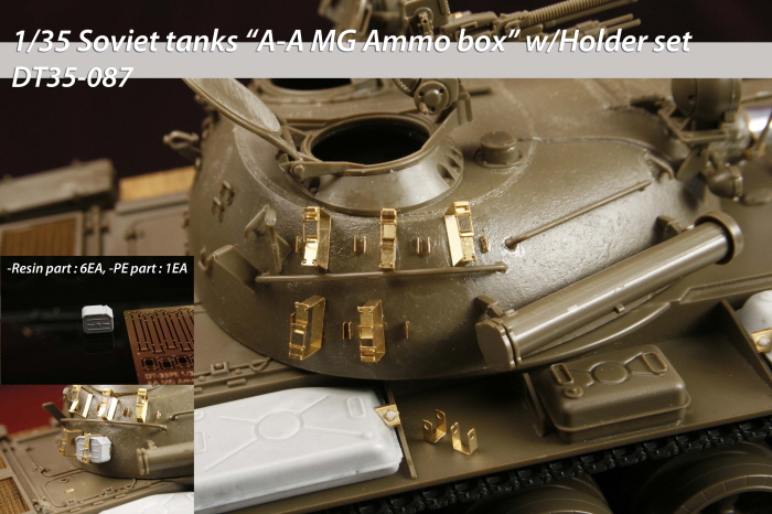 DT35087 soviet A-A MG Ammo Box wHolder set
