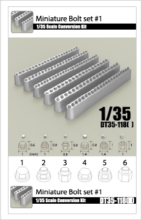 DT35118 Miniature bolt set #1
