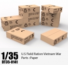 DT35141 1/35 U.S Vietnam War MCI C-Ration Cartons (Paper)