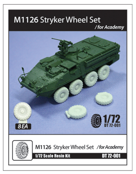 DT72001 1/72 M1126 stryker Wheel set