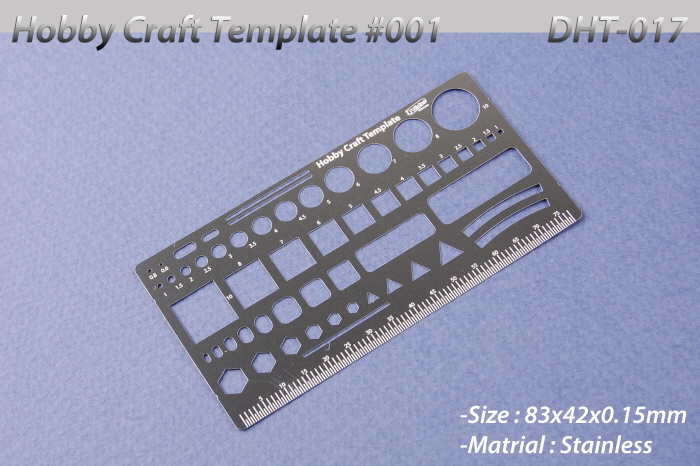 DHT017 Hobby Craft Modeling Template #1
