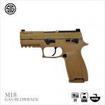 SIG M18 GBB PISTOL (블랙/TAN 선택, RED-DOT 기본장착)