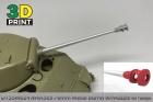 DT35M024 1/35 US M4A3E8 76mm Metal barrel w/Muzzle part (for Tamiya)