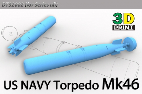 DT32002 1/32 US Navy Mk.46 Topedo set (2EA)