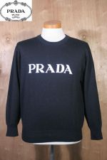 PRADA 프라다 슬림핏 니트 블랙(95, 165~170) - o1867